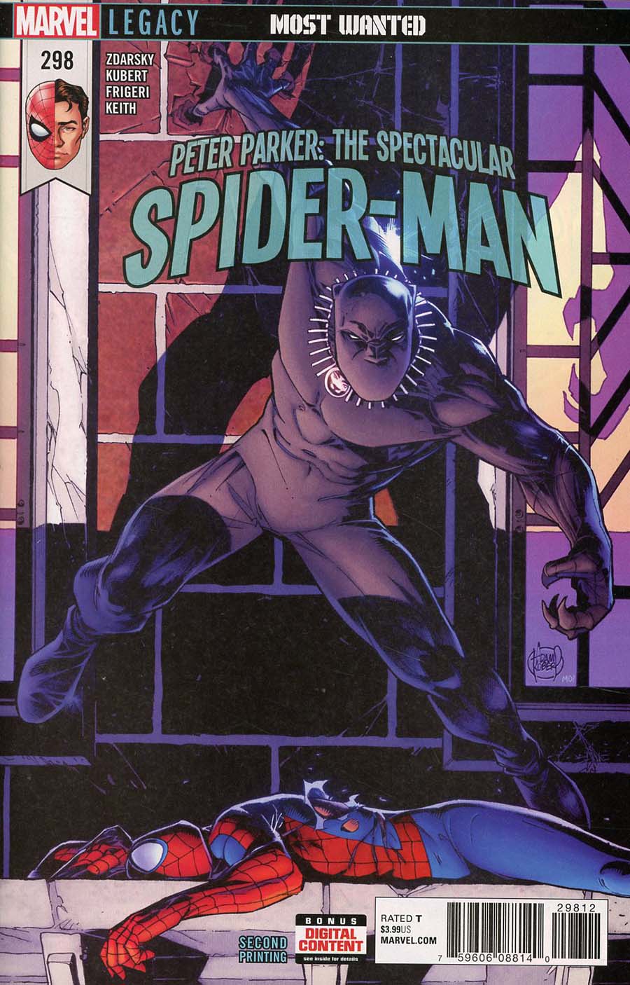 Peter Parker Spectacular Spider-Man #298 Cover B 2nd Ptg Variant Adam Kubert Cover (Marvel Legacy Tie-In)