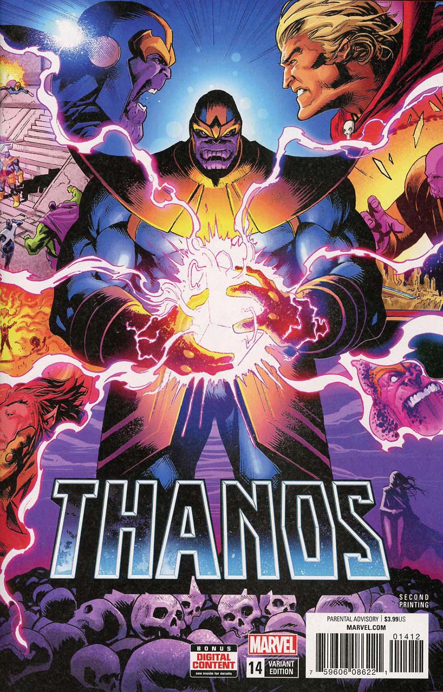 Thanos Vol 2 #14 Cover C 2nd Ptg Variant Geoff Shaw Cover (Marvel Legacy Tie-In)