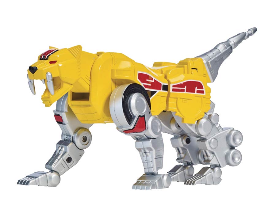 Mighty Morphin Power Rangers Legacy Sabertooth Tiger Zord With Figure