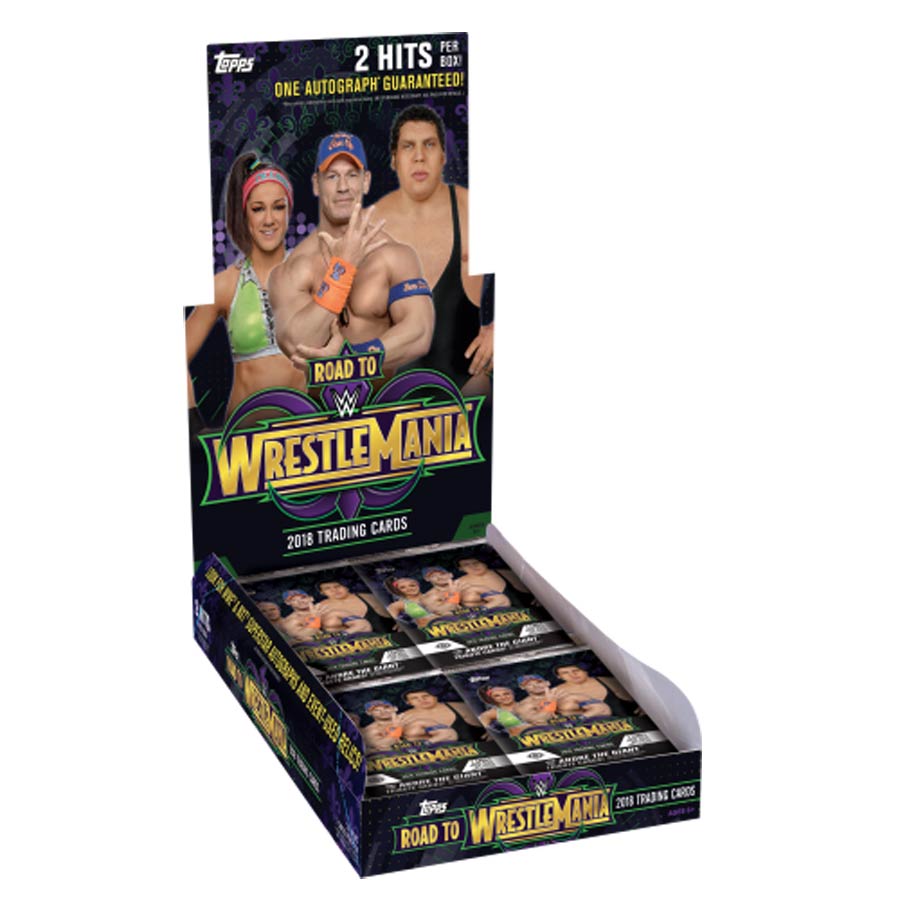 Topps 2018 WWE Road To Wrestlemania Trading Cards Pack