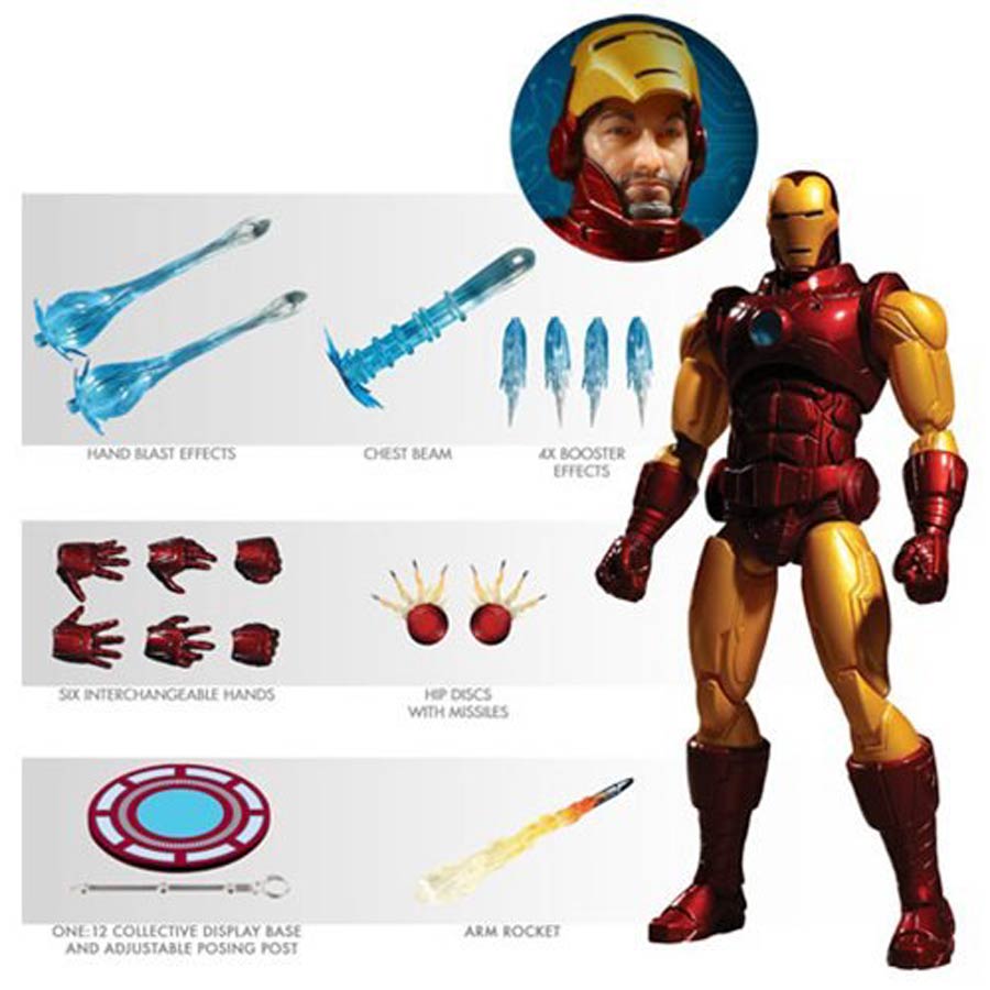 One-12 Collective Marvel Iron Man Action Figure