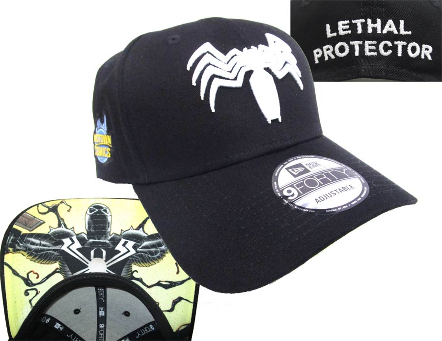Midtown Comics Exclusive Venom Logo Black 940 Velcro Strap Cap