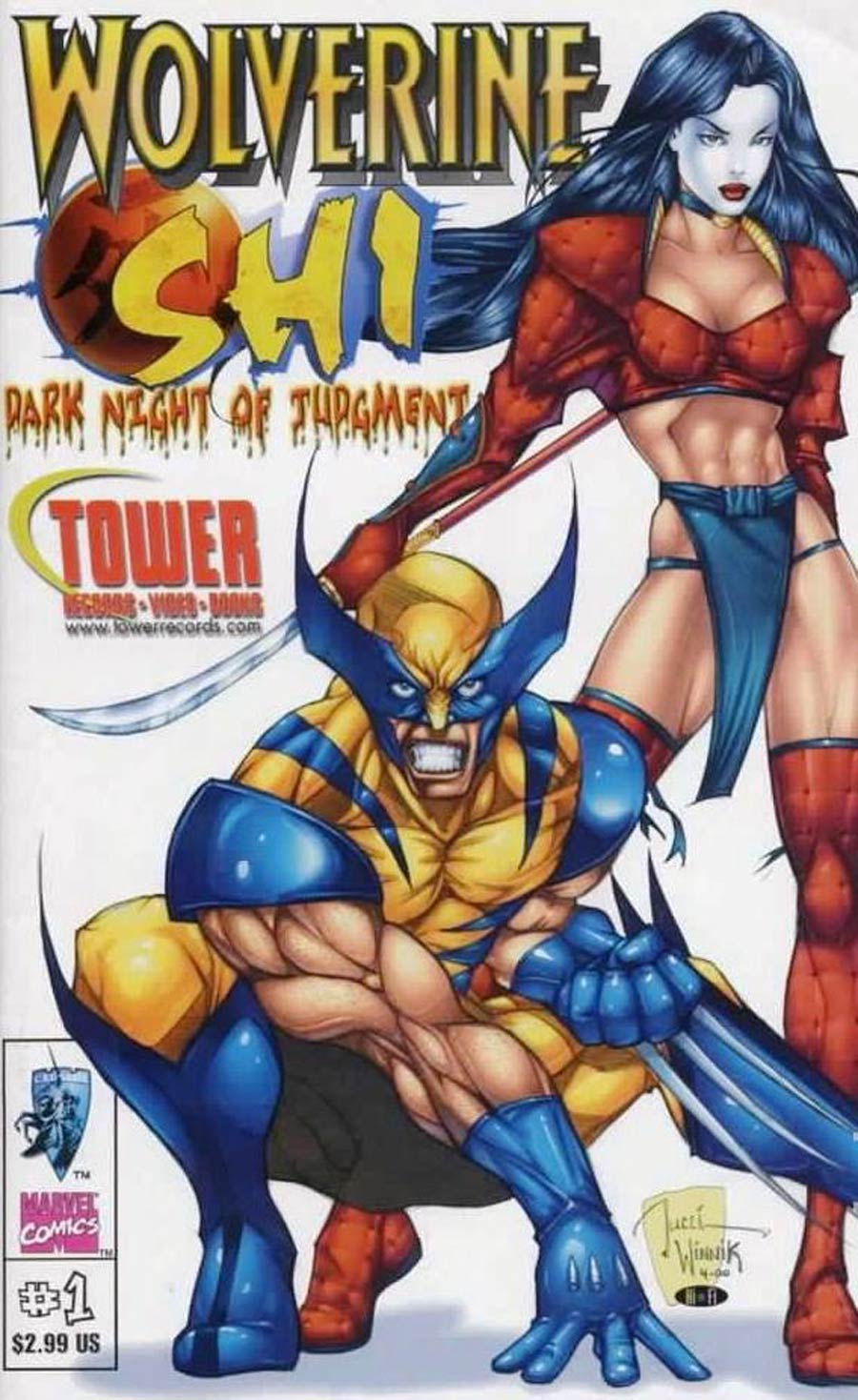 Wolverine Shi Dark Night Of Judgement Cover E Tower Records Exclusive