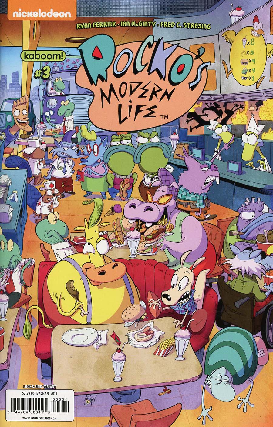 Rockos Modern Life Vol 2 #3 Cover C Variant Bachan Cover