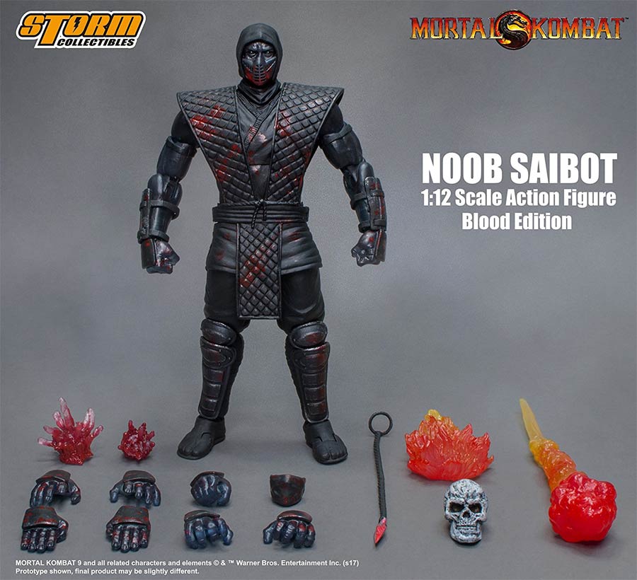 Mortal Kombat 1/12 - Noob Saibot Bloody Special Edition Action Figure