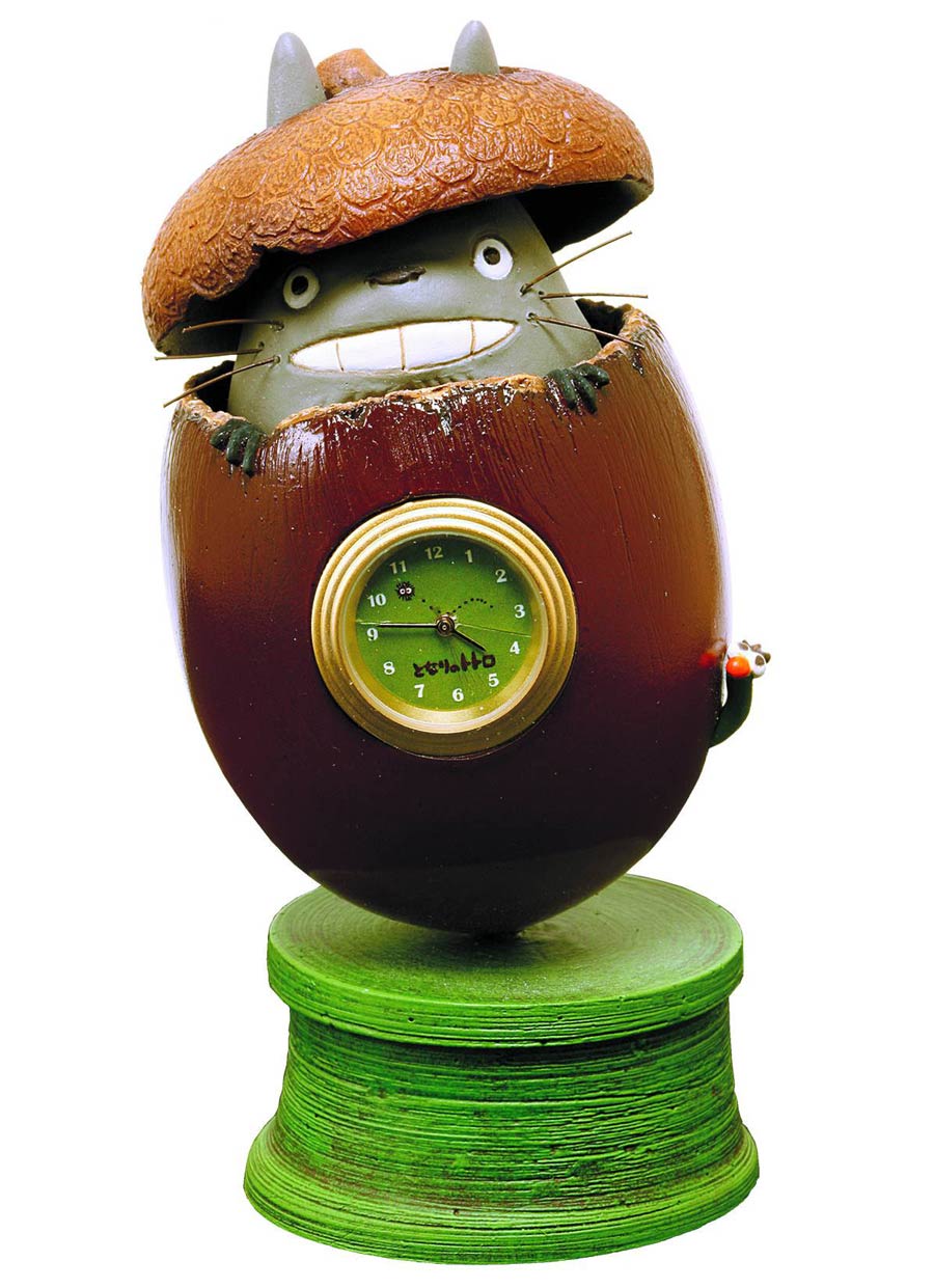 My Neighbor Totoro Diorama Style Clock - Totoro Acorn