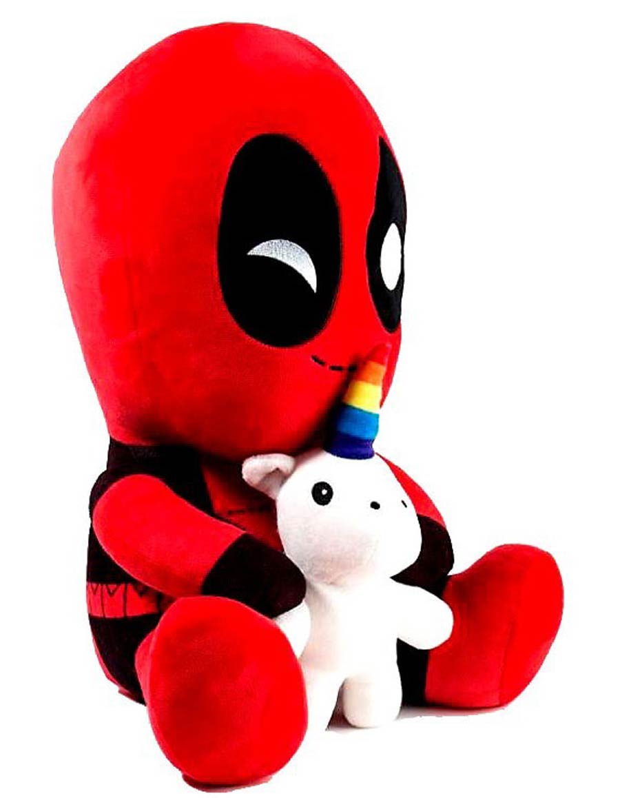 Marvel Deadpool With Unicorn Phunny Plush
