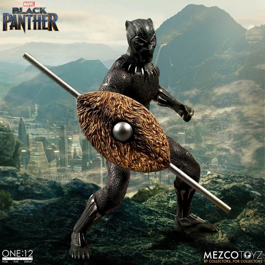 One-12 Collective Black Panther Movie Black Panther Action Figure