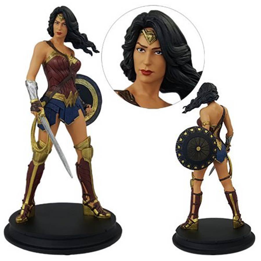 Justice League Movie Wonder Woman Battle Ready Previews Exclusive Statue