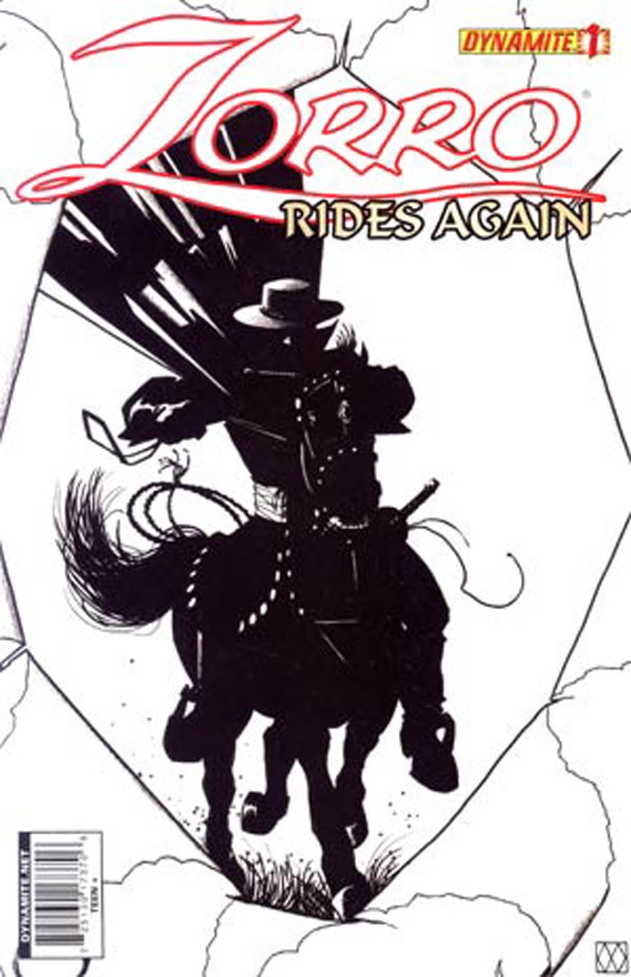 Zorro Rides Again #1 Cover B Incentive Matt Wagner Sketch Cover