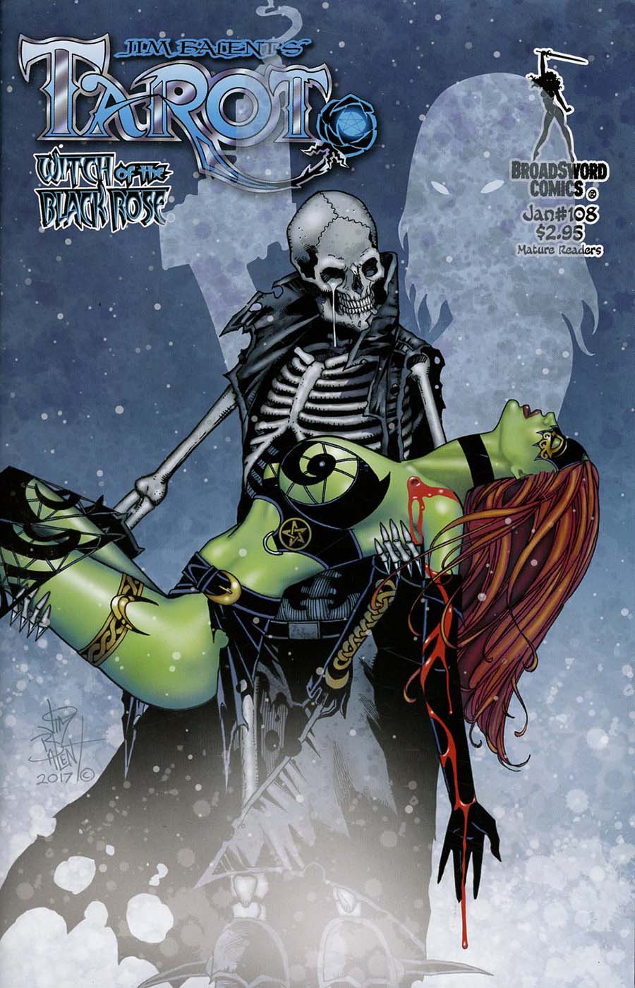 Tarot Witch Of The Black Rose #108 Cover A Regular Jim Balent Blue Cover