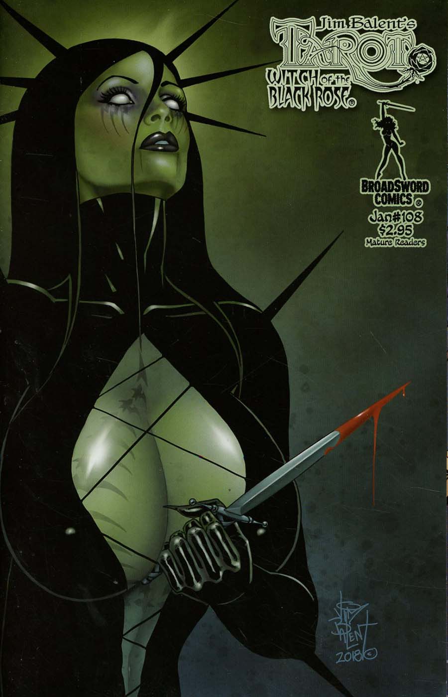 Tarot Witch Of The Black Rose #108 Cover B Regular Jim Balent Green Cover
