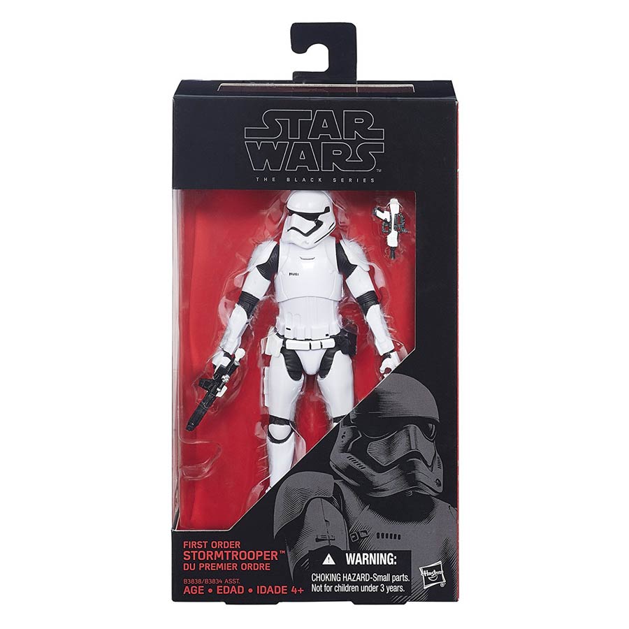 Star Wars The Last Jedi Black Series 6-Inch Action Figure #04 First Order Stormtrooper