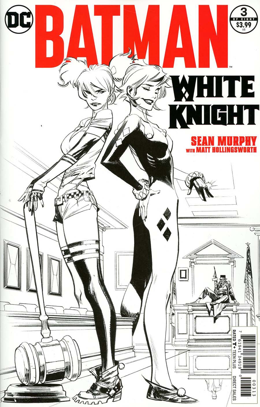 Batman White Knight #3 Cover D 3rd Ptg Variant Sean Murphy Cover