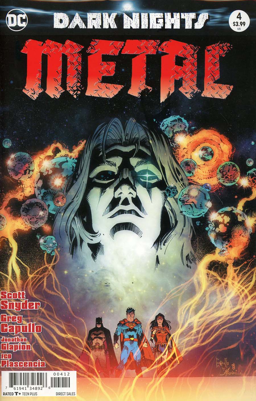 Dark Nights Metal #4 Cover E 2nd Ptg Variant Greg Capullo & Jonathan Glapion Cover