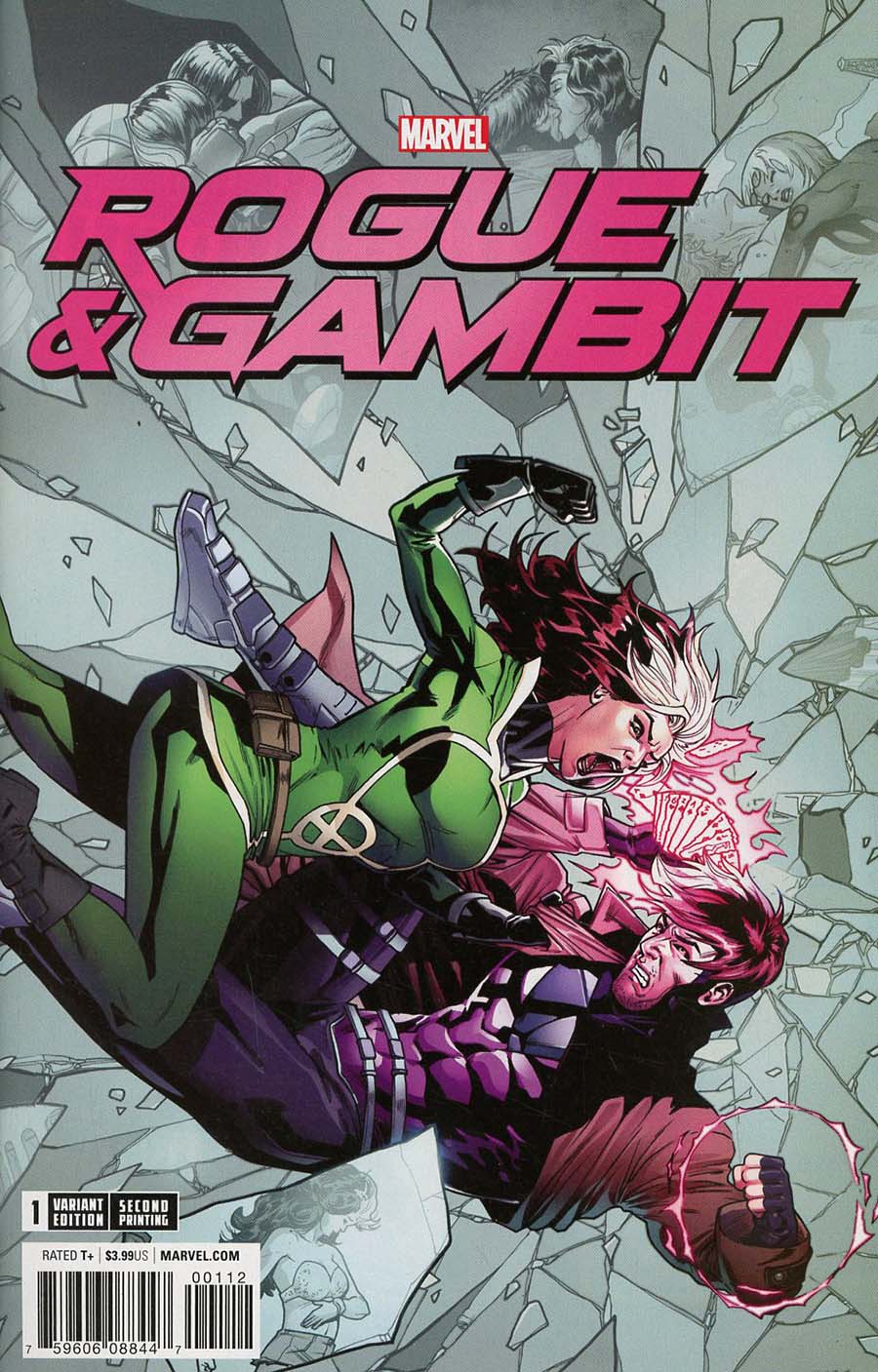 Rogue & Gambit #1 Cover G 2nd Ptg Variant Pere Perez Cover (Marvel Legacy Tie-In)