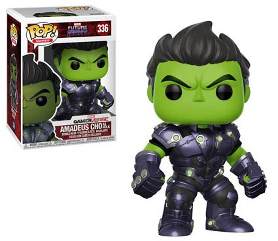 POP Games 336 Marvel Future Fight Amadeus Cho As Hulk Vinyl Figure