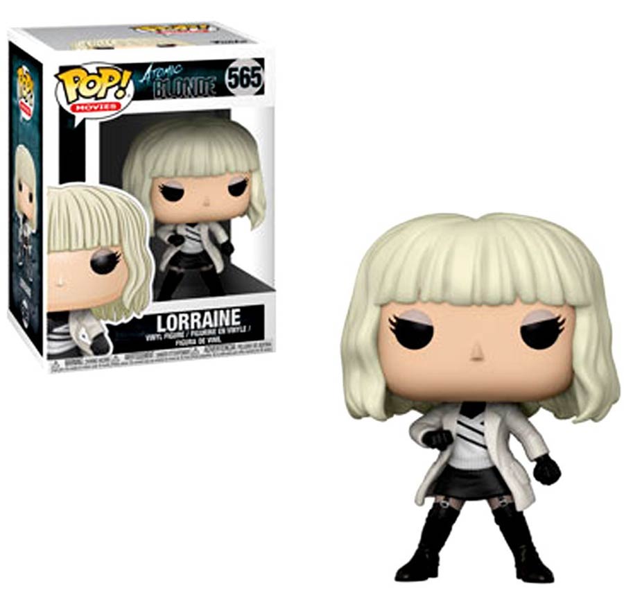 POP Movies 565 Atomic Blonde Lorraine White Coat Vinyl Figure