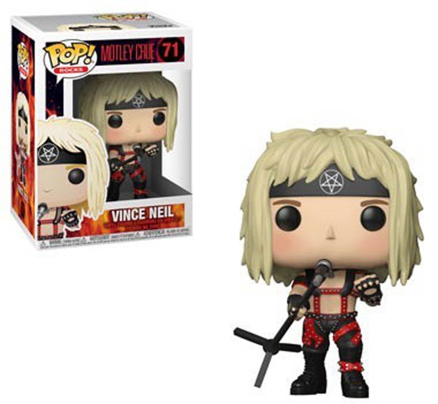 POP Rocks 71 Motley Crue Vince Neil Vinyl Figure
