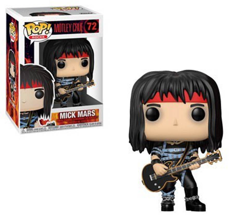 POP Rocks 72 Motley Crue Mick Mars Vinyl Figure