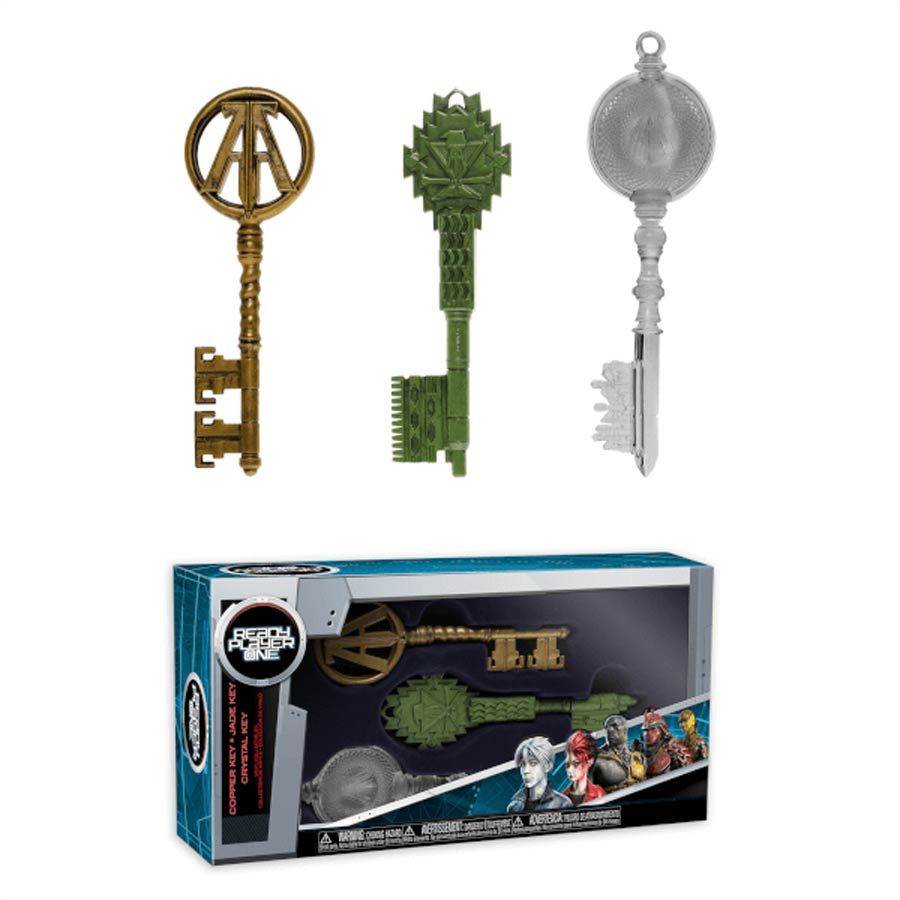 Ready Player One 3-Pack Keys - Green Clear Copper