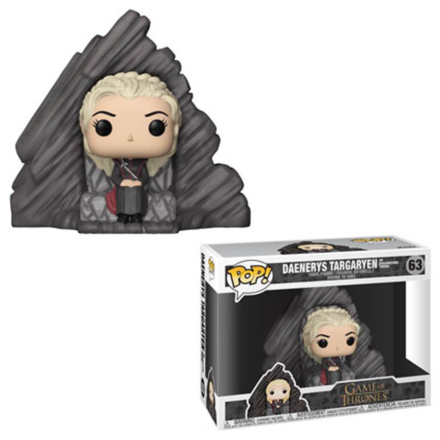POP Game of Thrones 63 Deluxe Daenerys on Dragonstone Throne Vinyl Figure