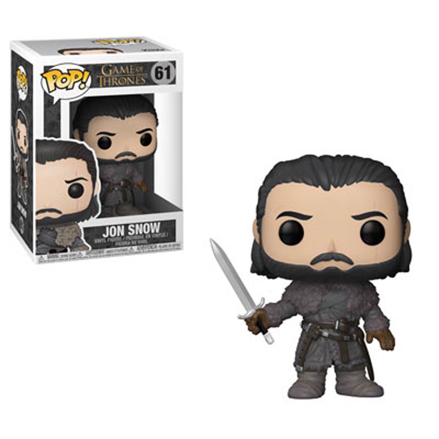 POP Game of Thrones 61 Jon Snow Beyond The Wall Vinyl Figure