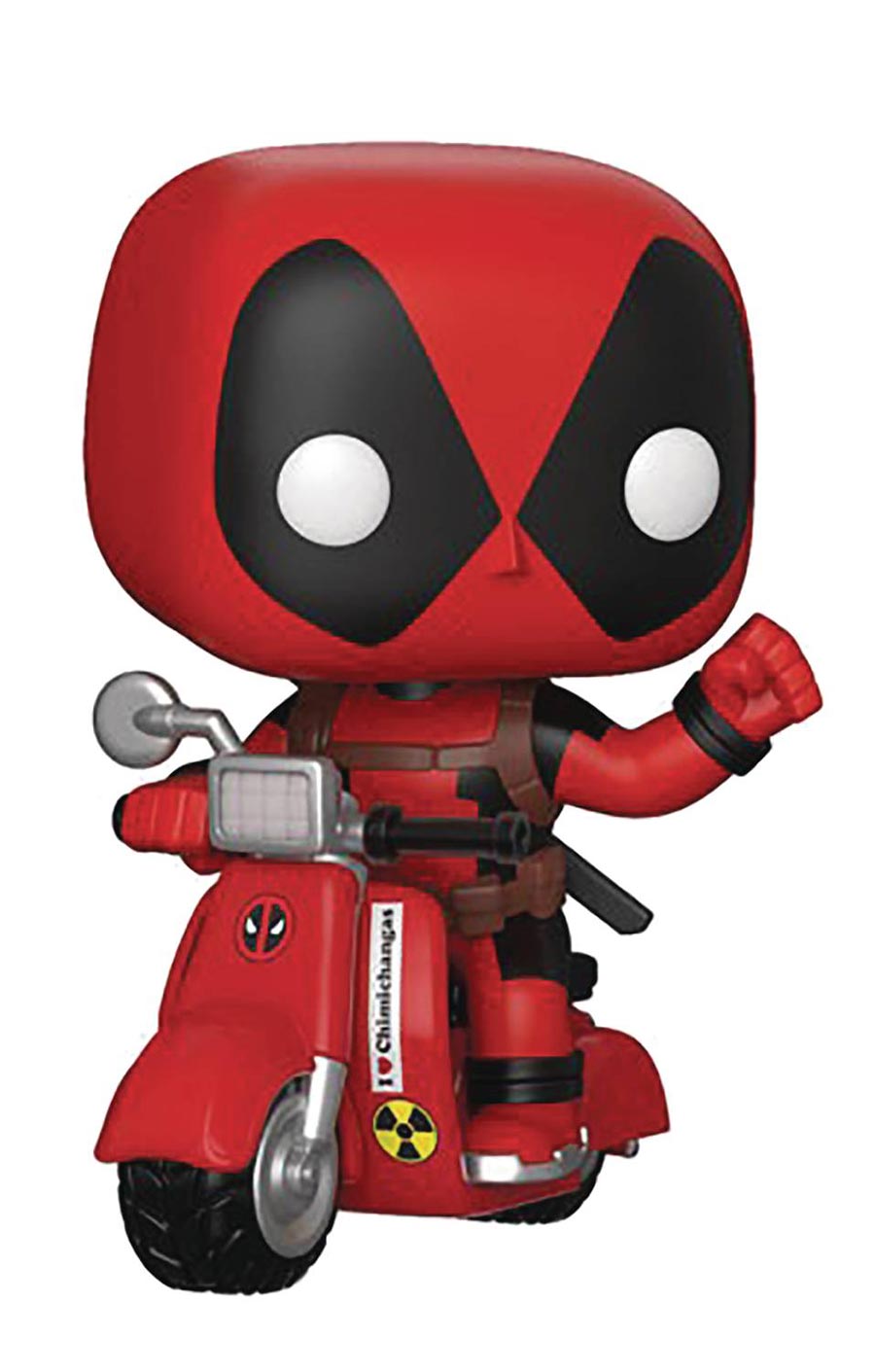 POP Rides Marvel Deadpool Deadpool And Scooter Vinyl Bobble Head