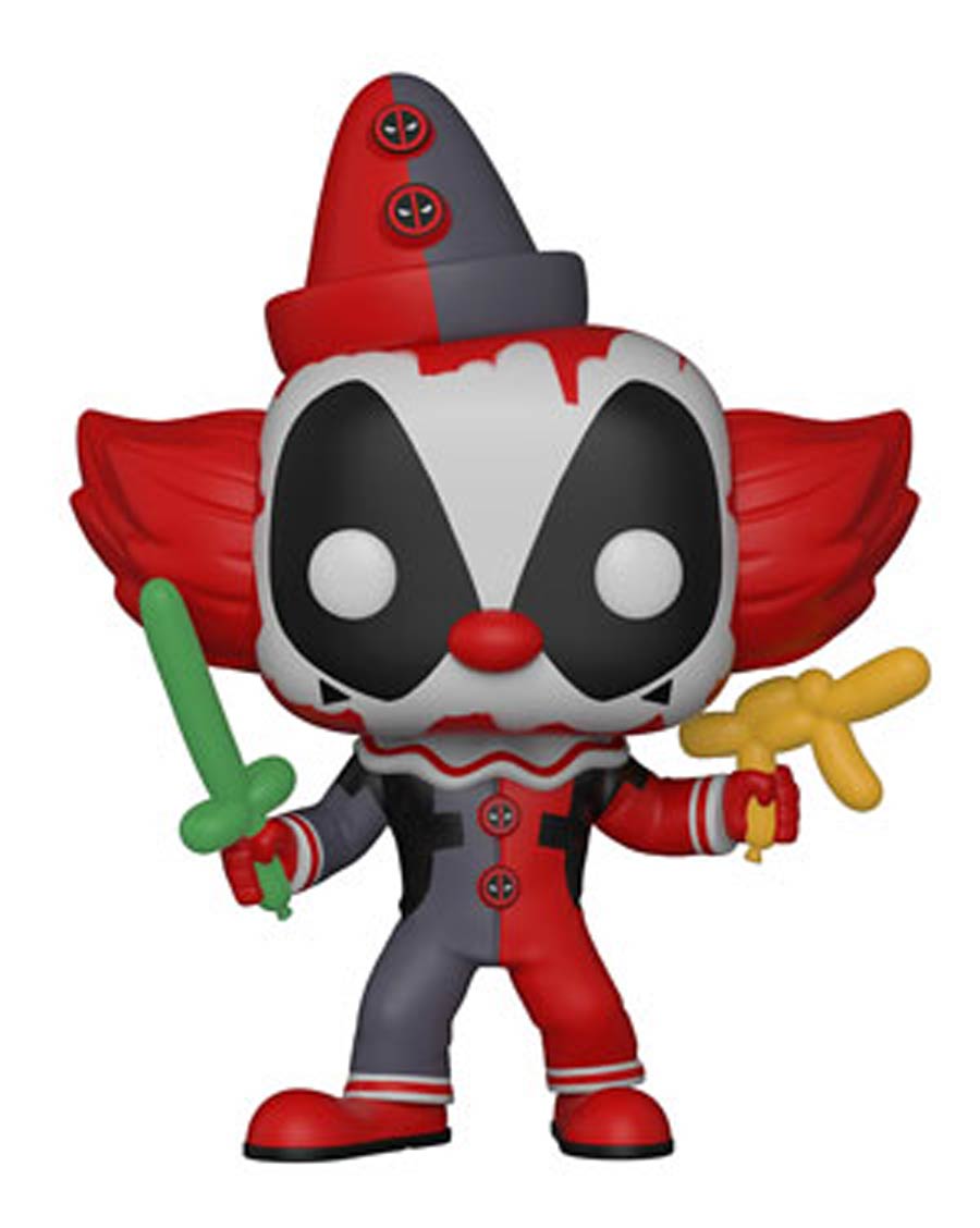 POP Marvel Deadpool Playtime Deadpool Clown Vinyl Bobble Head