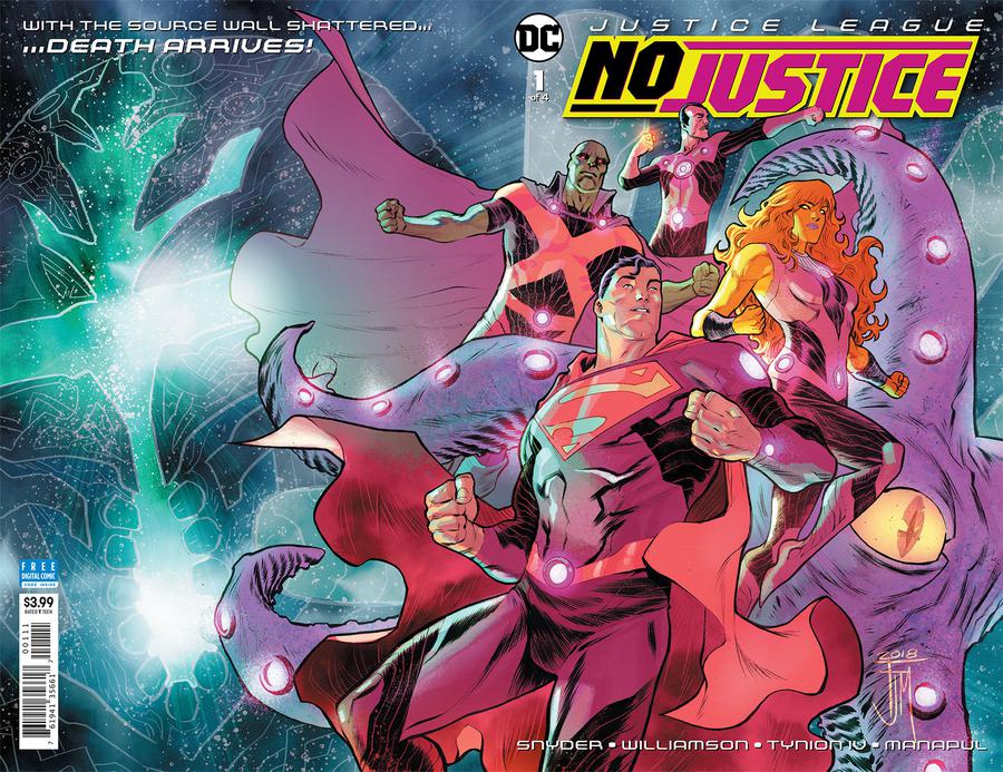 Justice League No Justice #1 Cover A Regular Francis Manapul Wraparound Cover