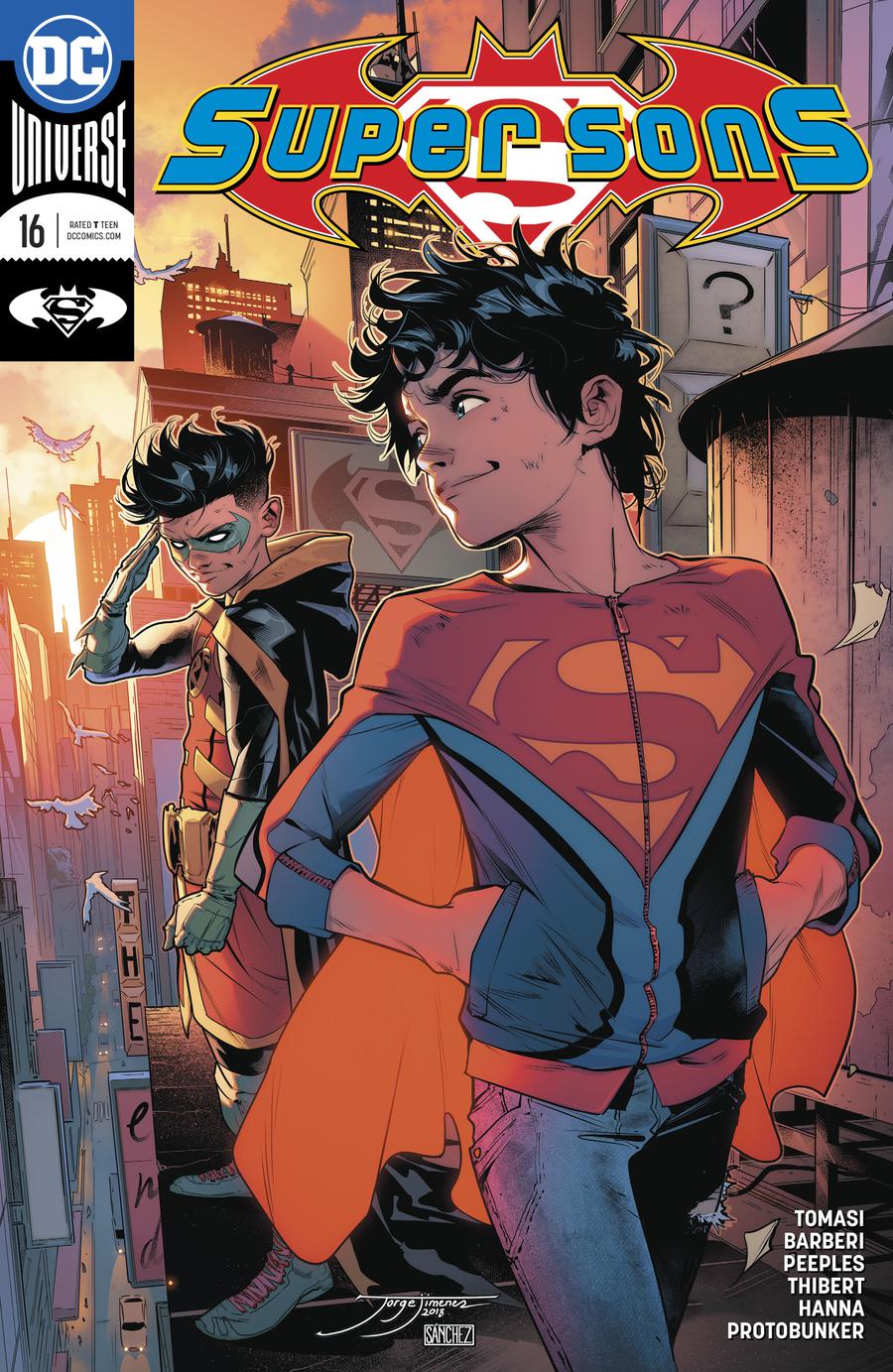 Super Sons #16 Cover A Regular Jorge Jimenez Cover