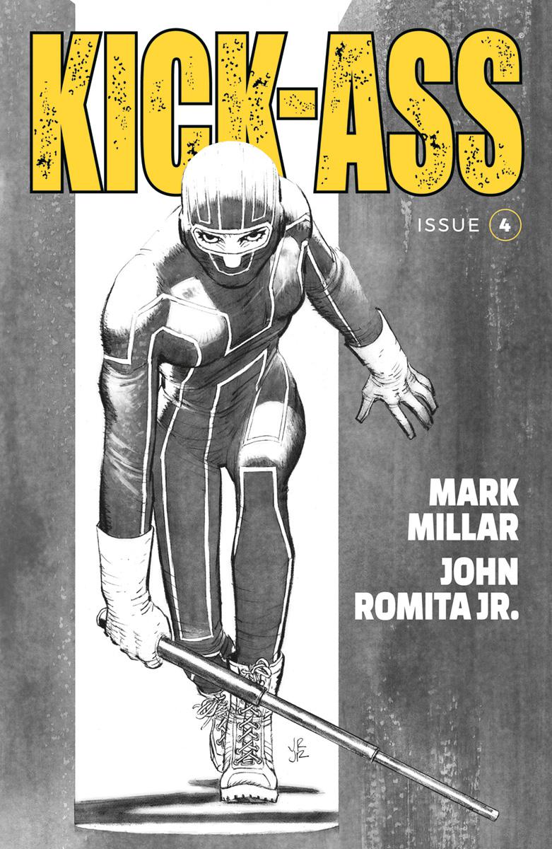 Kick-Ass Vol 4 #4 Cover B Variant John Romita Jr Sketch Cover