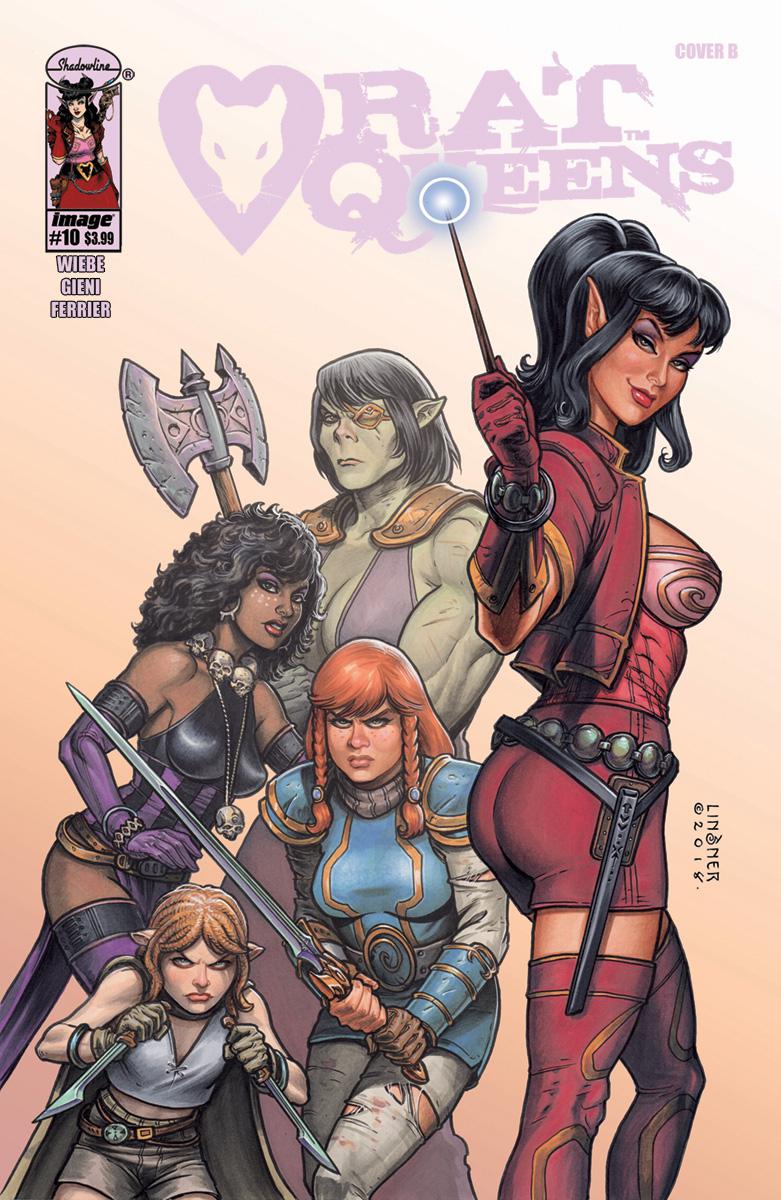 Rat Queens Vol 2 #10 Cover B Variant Joseph Michael Linsner Cover