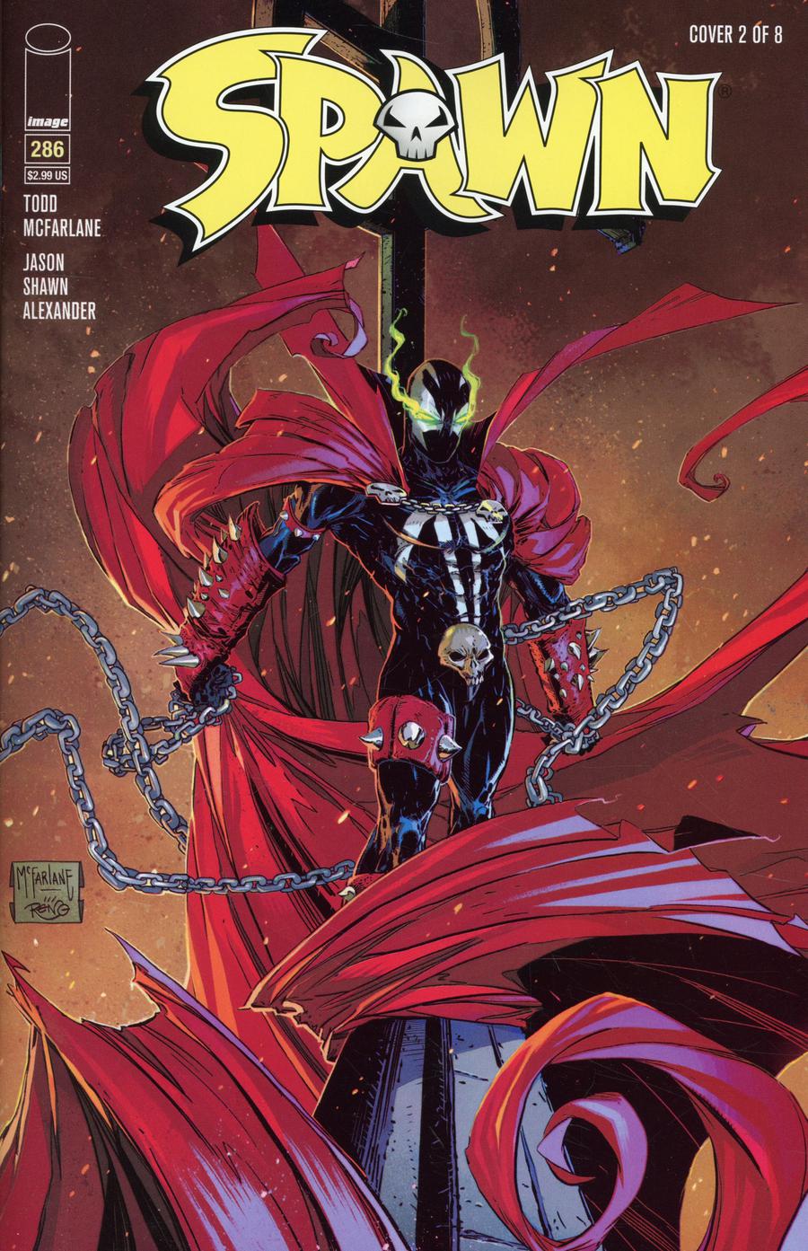 Spawn #286 Cover B Variant Todd McFarlane & Moreno DiNisio Cover