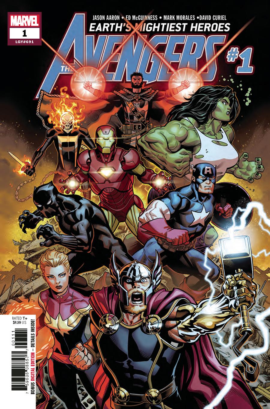 Avengers Vol 7 #1 Cover A 1st Ptg Regular Ed McGuinness Cover