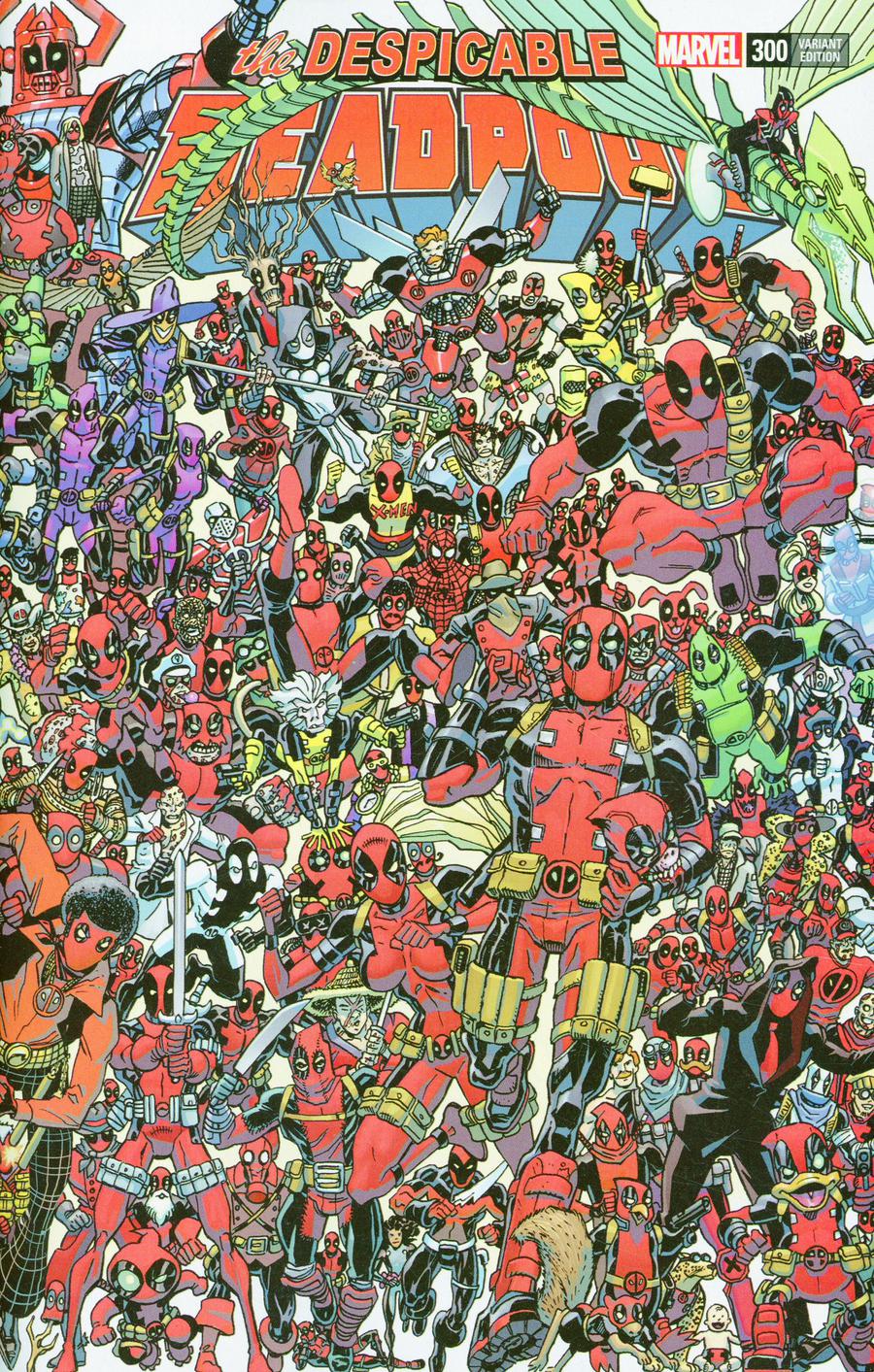 Despicable Deadpool #300 Cover B Variant Scott Koblish 300 Deadpools Wraparound Cover