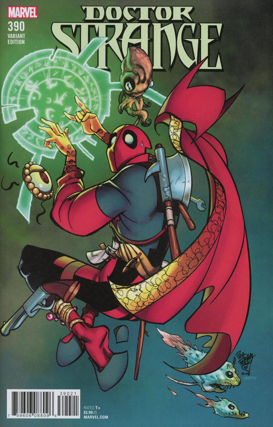 Doctor Strange Vol 4 #390 Cover B Variant Pasqual Ferry Deadpool Cover