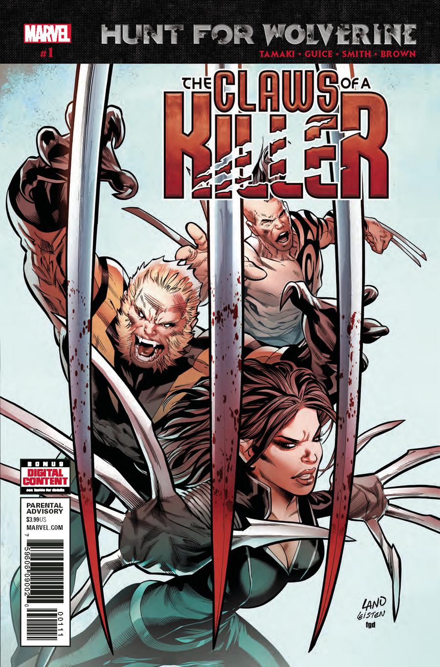 Hunt For Wolverine Claws Of A Killer #1 Cover A 1st Ptg Regular Greg Land Cover