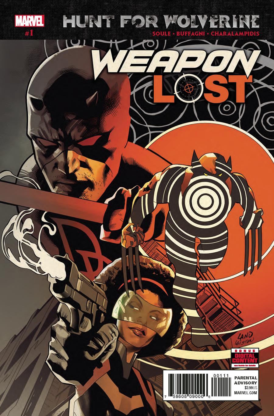 Hunt For Wolverine Weapon Lost #1 Cover A 1st Ptg Regular Greg Land Cover