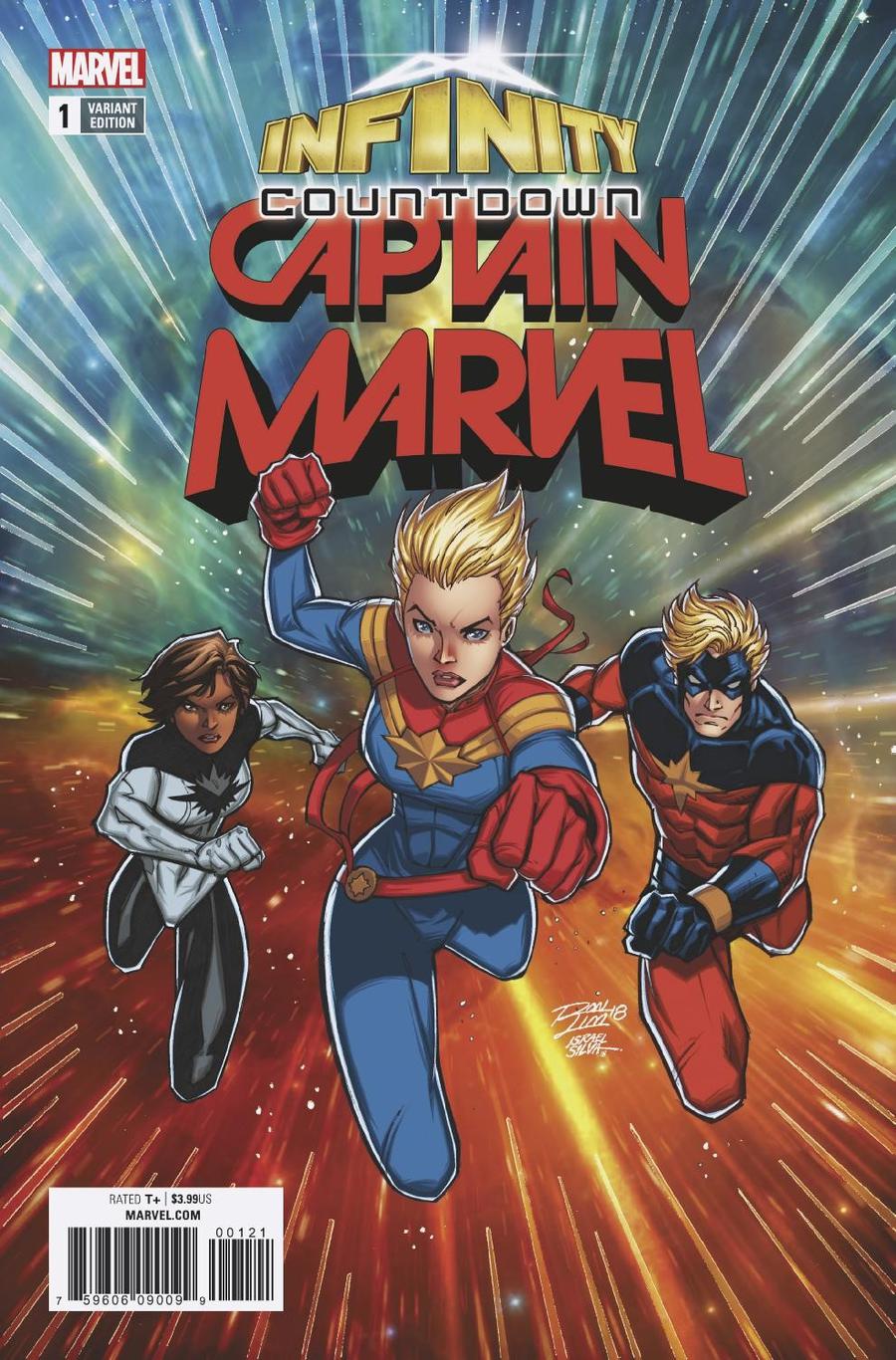 Infinity Countdown Captain Marvel #1 Cover B Variant Ron Lim Cover