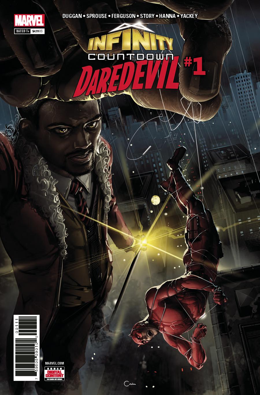 Infinity Countdown Daredevil #1 Cover A Regular Clayton Crain Cover