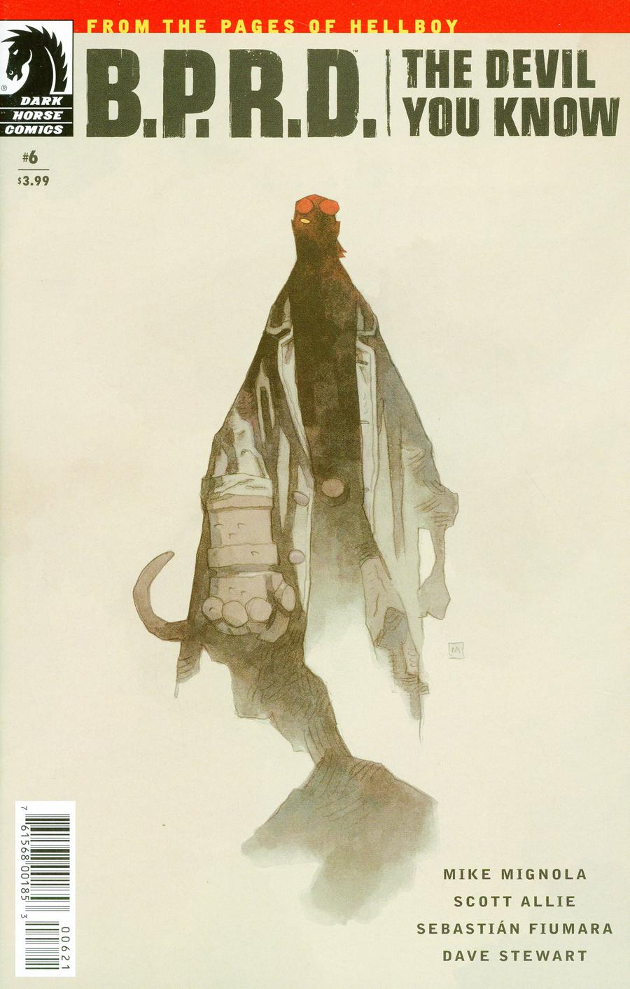 BPRD Devil You Know #6 Cover B Variant Mike Mignola Cover
