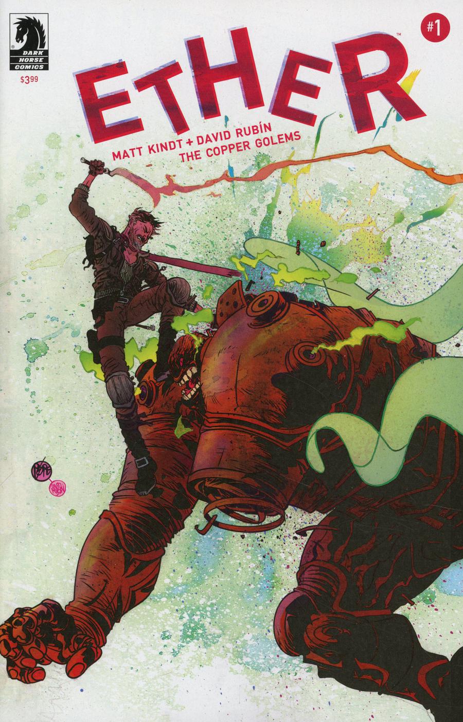 Ether Copper Golems #1 Cover B Variant Paul Pope Cover