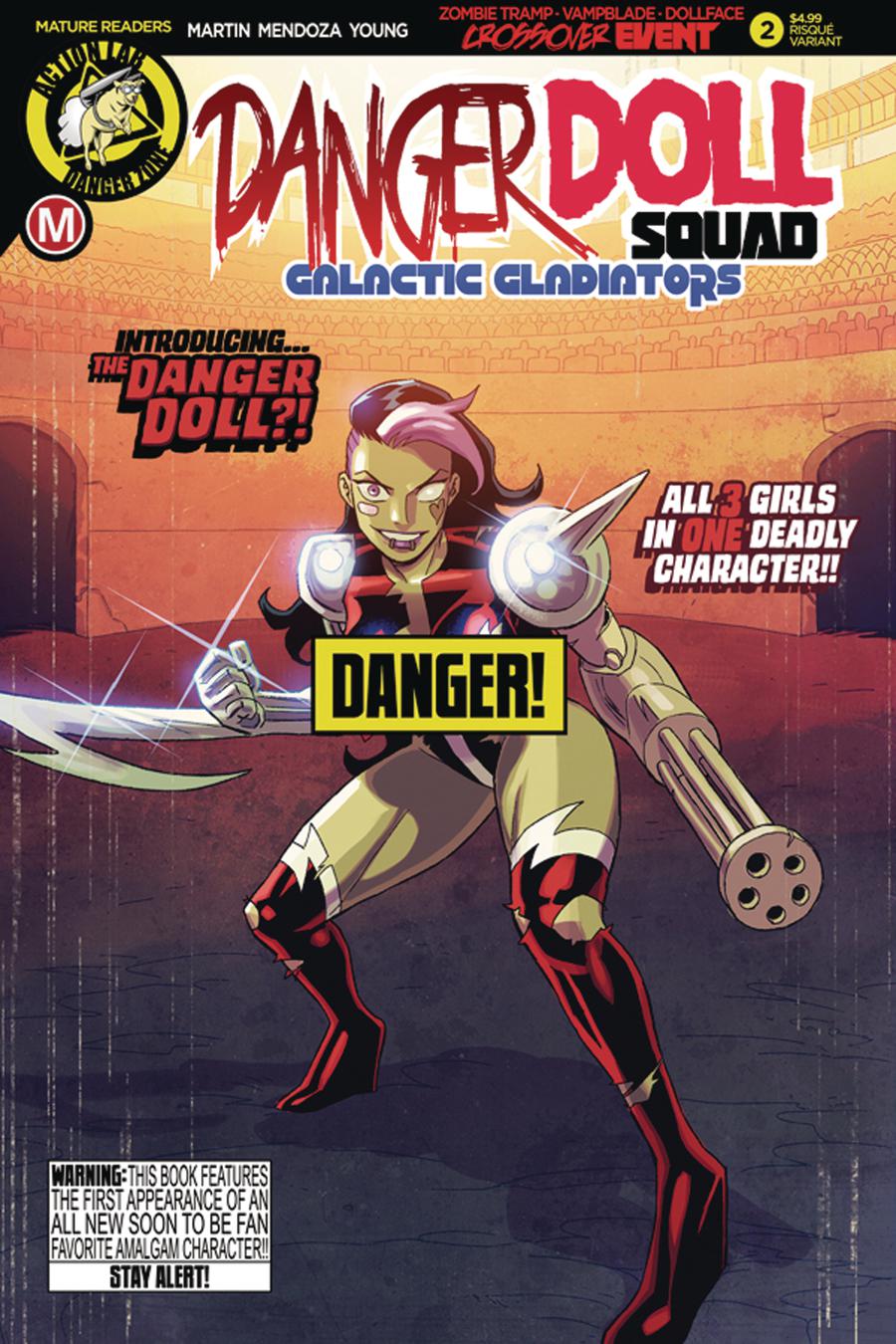 Danger Doll Squad Galactic Gladiators #2 Cover B Variant Winston Young Risque Cover