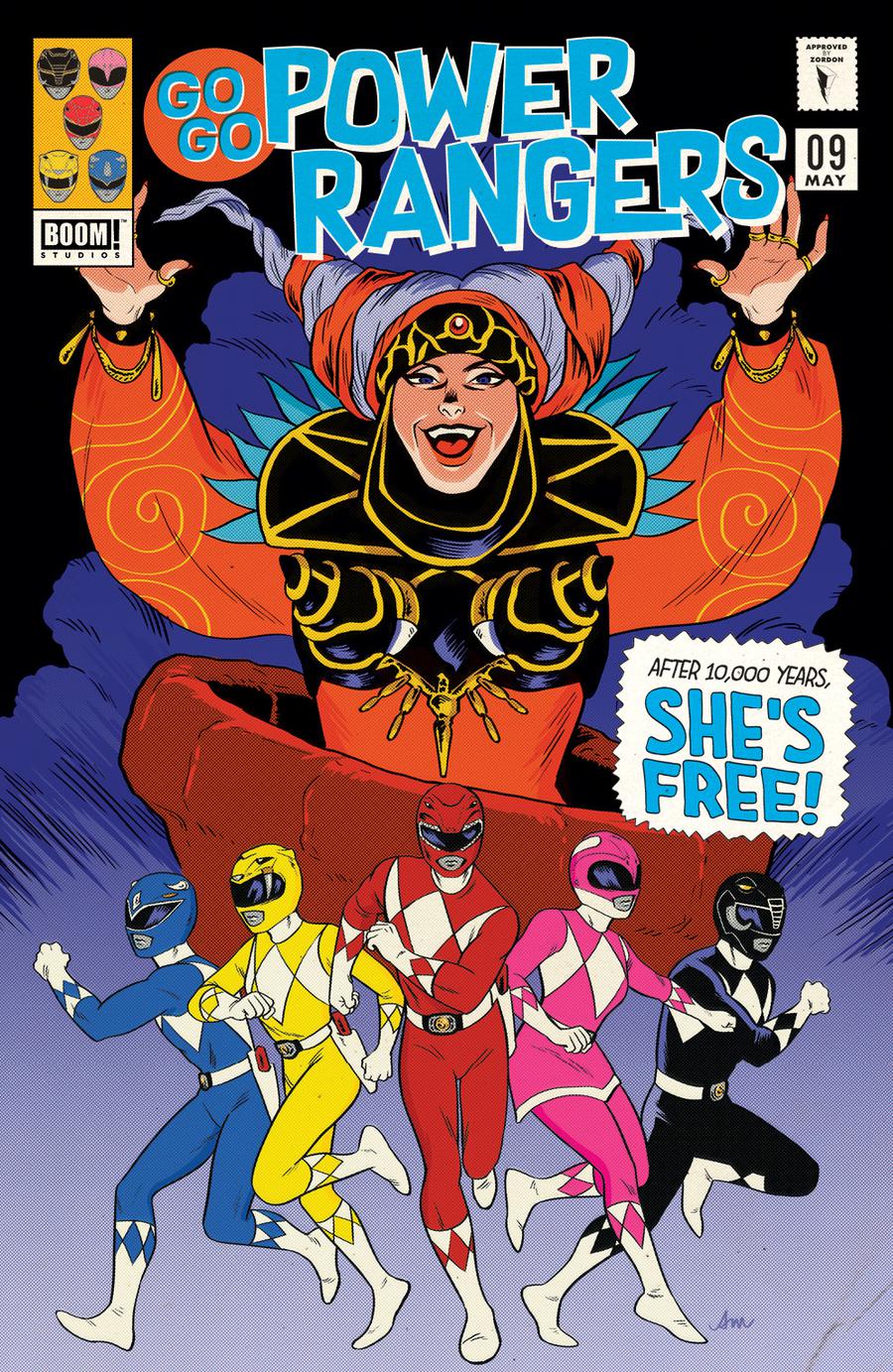 Sabans Go Go Power Rangers #9 Cover B Variant Audrey Mok Subscription Cover (Shattered Grid Part 2)