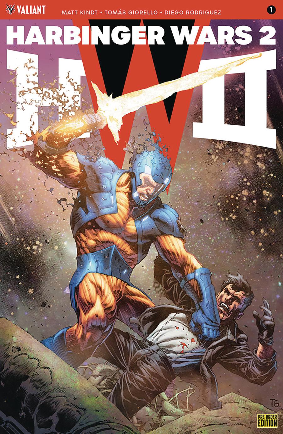 Harbinger Wars 2 #1 Cover D Variant Tomas Giorello & Khari Evans Cover