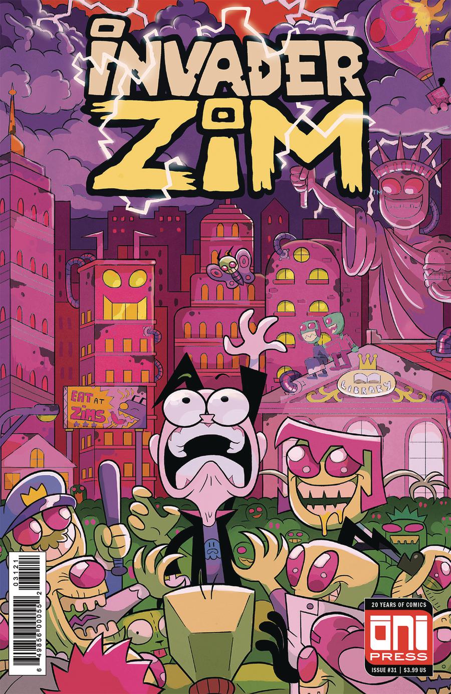 Invader Zim #31 Cover B Variant Matthieu Cousin Cover