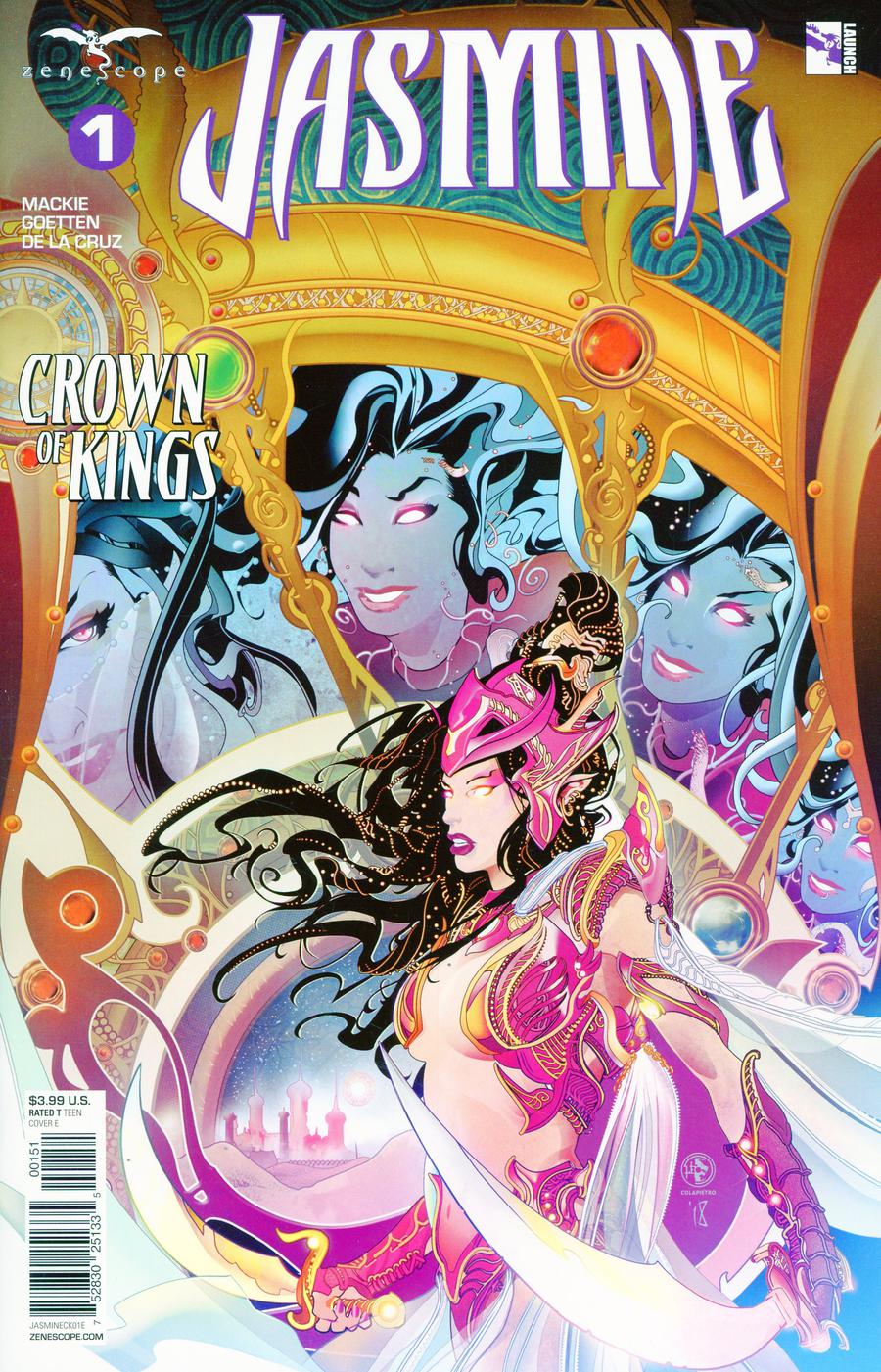 Grimm Fairy Tales Presents Jasmine Crown Of Kings #1 Cover E Leonardo Colapietro