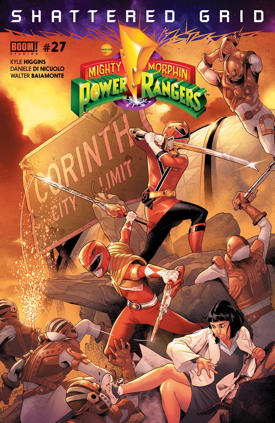 Mighty Morphin Power Rangers (BOOM Studios) #27 Cover A Regular Jamal Campbell Cover (Shattered Grid Part 1)