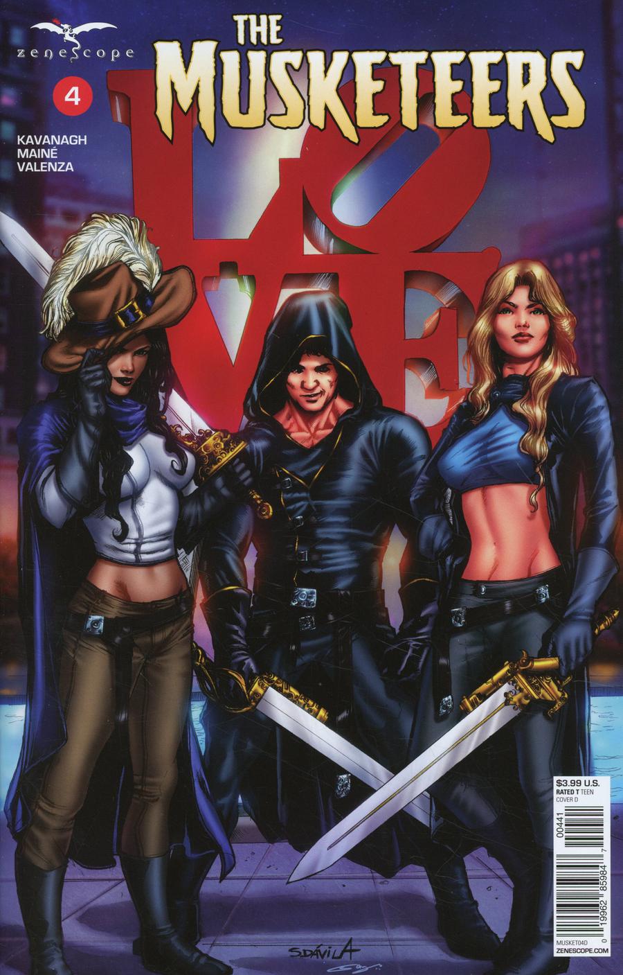 Grimm Fairy Tales Presents Musketeers #4 Cover D Sergio Davila